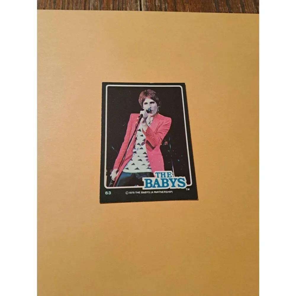 Vintage 1979 The Babys Trading Card #63 London Rock Band Collectible